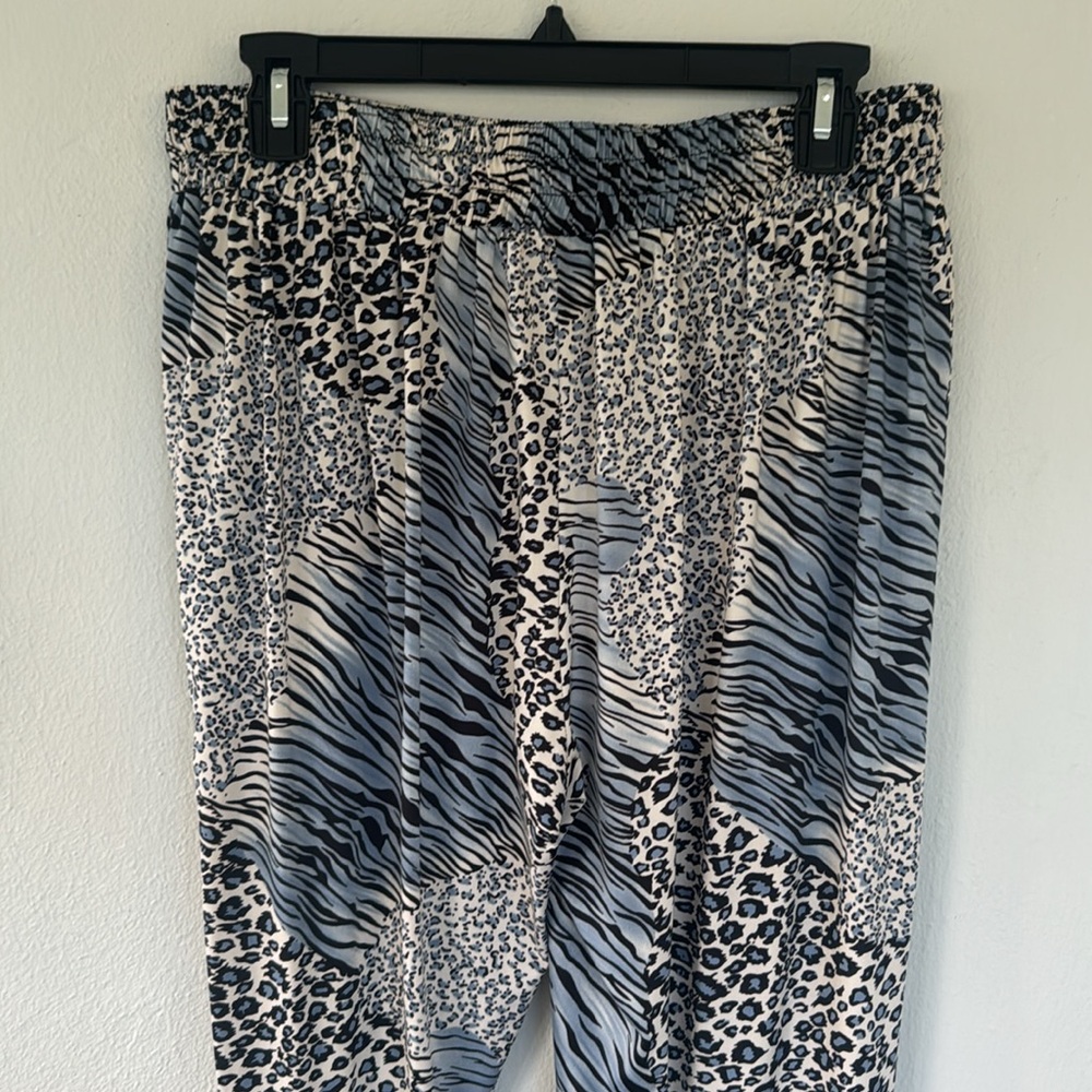 Patchington Blue Leopard Print Drawstring Waist C… - image 8